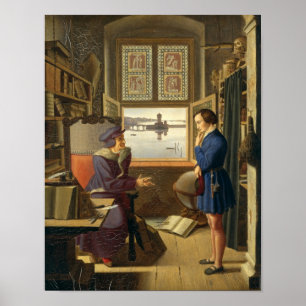 Mephisto and the Student, 1828 Poster