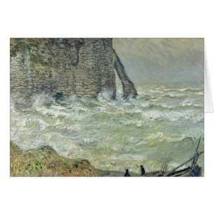 Mer agitée de Claude Monet   chez Etretat, 1883