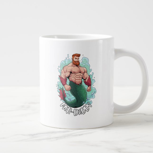 Mer-Daddy, Père Merman Mug (Droite)