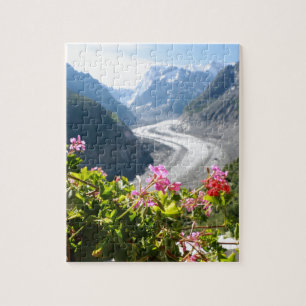 Mer de Glace - Chamonix France Jigsaw Puzzle