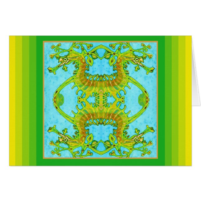 Mer-Dragon feuillu australien (Devant horizontal)