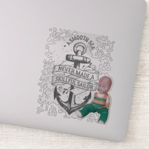 Mer lisse - Bobbies qualifiés - autocollant