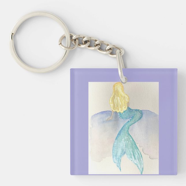 Mer-mazing Mermaid Keychain (Front)