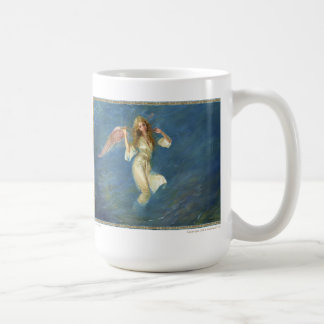 "Mer tasse de café en céramique blanche d'amour"