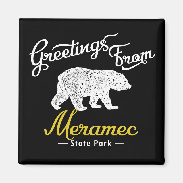 Meramec State Park Bear Magnet (Front)