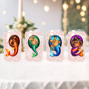 Merbear Lagoon Collection No. 1 Can Glass