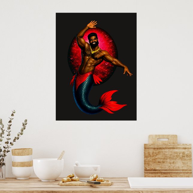 Merbear Lagoon - Kwame Nsu Poster (Kitchen)
