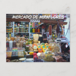 Mercado de Miraflores Postcard