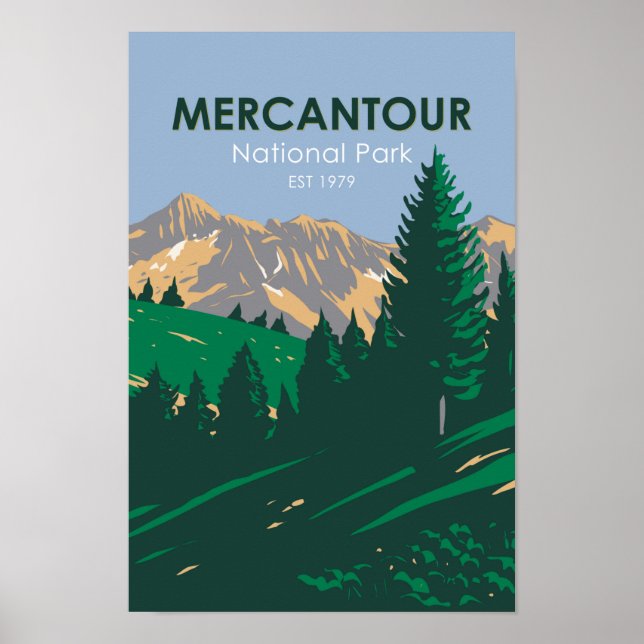 Mercantour National Park France Poster (Front)