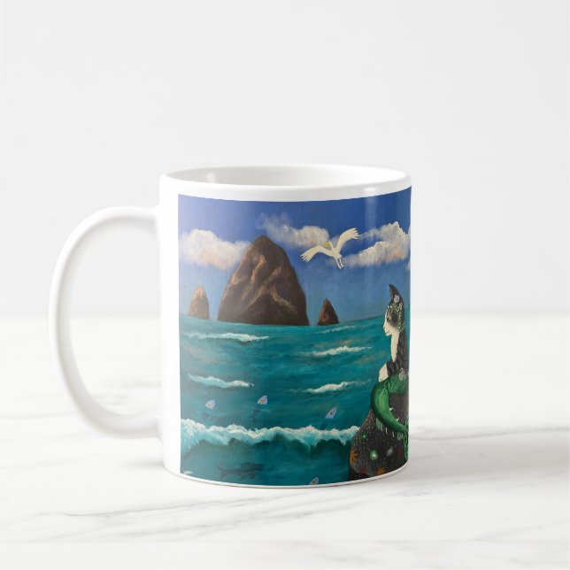 Mercat and Fans Coffee Mug (Left)