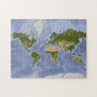 Mercator World Map Jigsaw Puzzle