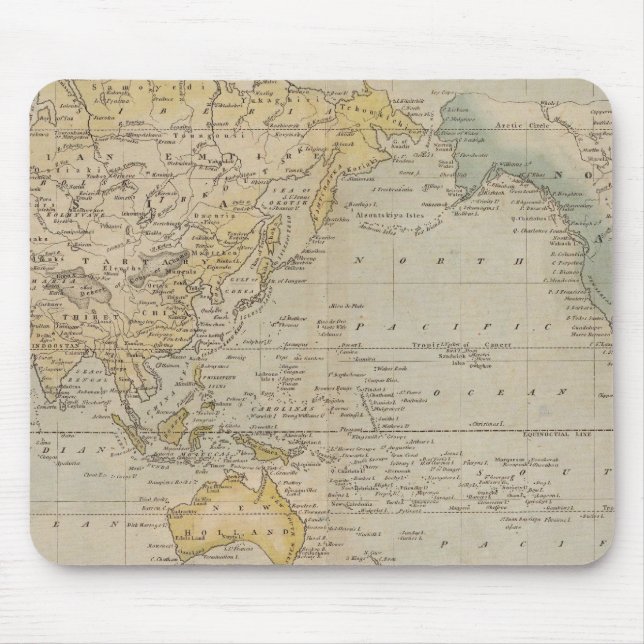 Mercator's Chart Mouse Pad (Front)