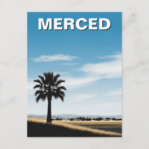 Merced California Central Valley Postcard
