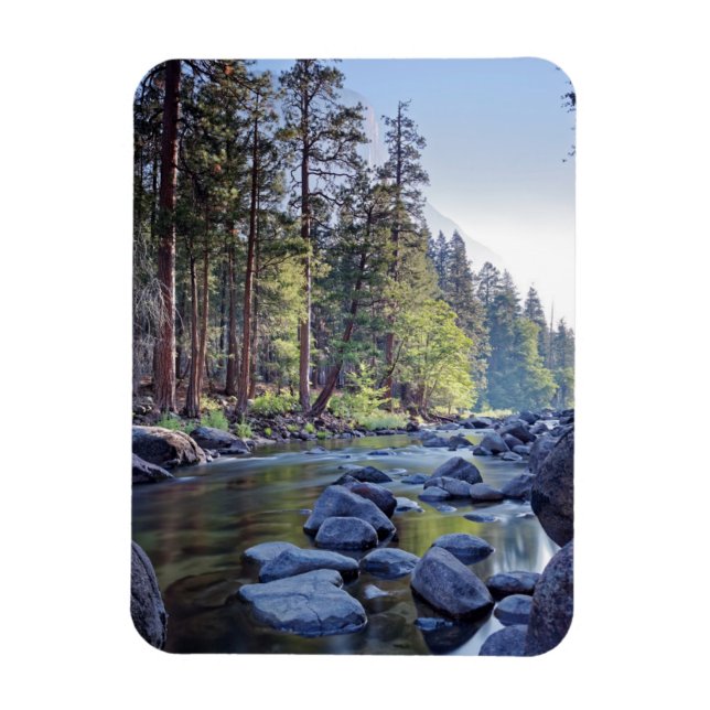 Merced River | Yosemite National Park at Sunrise Magnet (Vertical)