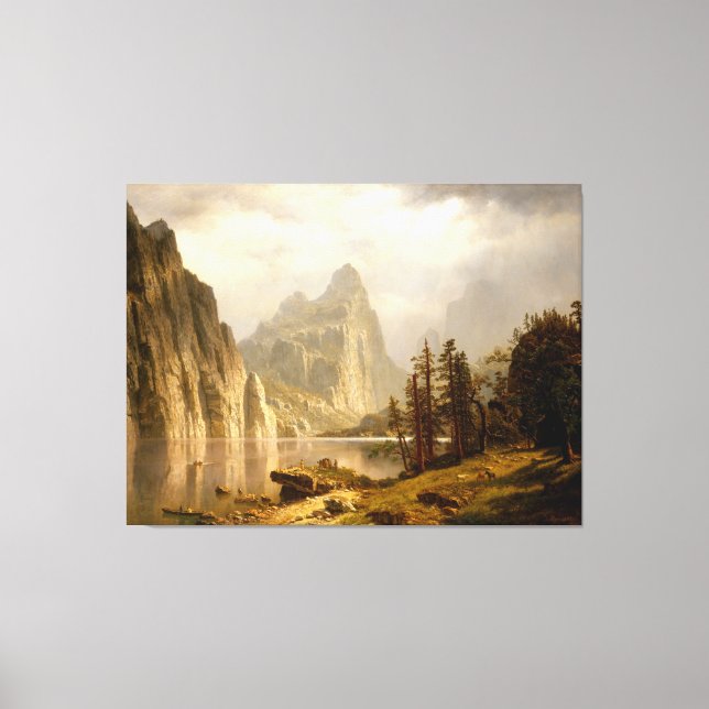 Merced River Yosemite Valley Canvas Print (Front)
