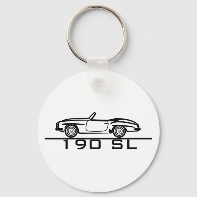 Mercedes 190 SL Type 121 Keychain (Front)