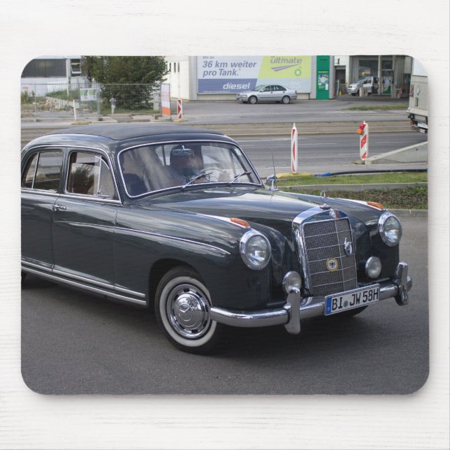 Mercedes 220 S Mouse Pad (Front)