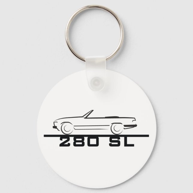 Mercedes 280 SL Type 107 Keychain (Front)
