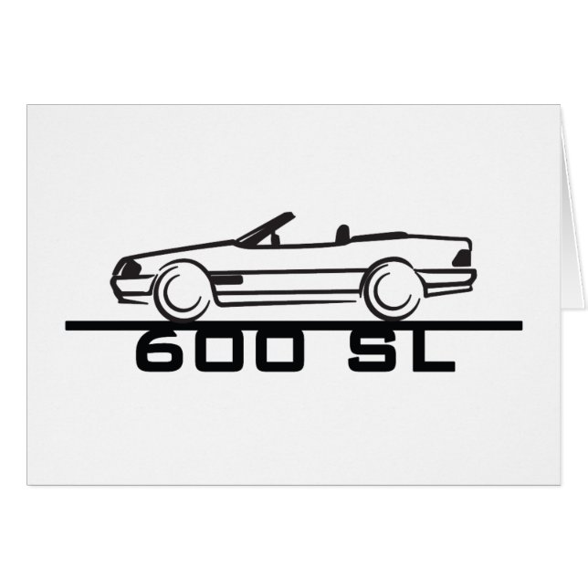 Mercedes 600 SL Type 129 (Front Horizontal)