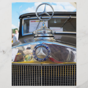 Mercedes-Benz 260D. World's  first diesel car. Flyer