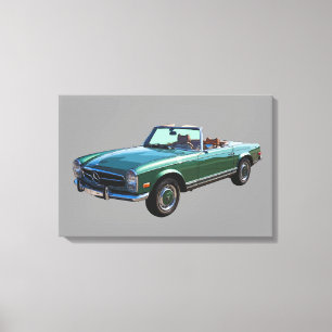 Mercedes Benz 280 SL Convertible Canvas Print