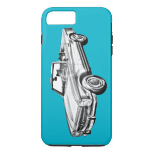 Mercedes Benz 280 SL Convertible Car Illustration Case-Mate iPhone Case