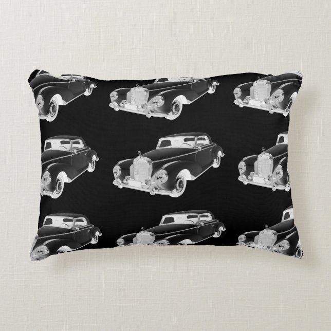 Mercedes Benz 300 Luxury Car Art Decorative Pillow (Front)