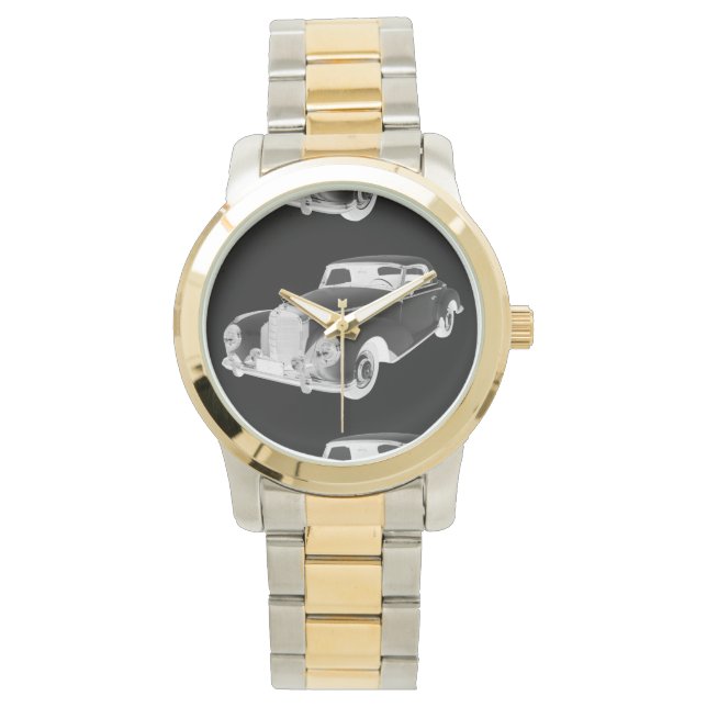 Mercedes Benz 300 Luxury Car Art Watch (Front)