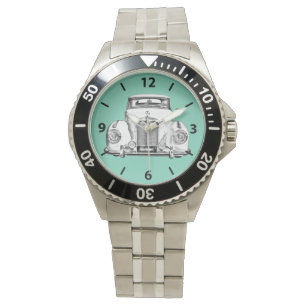 Mercedes Benz 300 Luxury Classic Car Illustration Watch