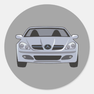 Mercedes Benz Classic Round Sticker