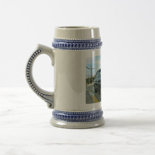 Mercedes-Benz is a German luxury automobile brand Beer Stein