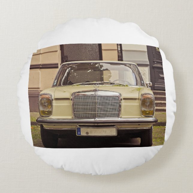 Mercedes-Benz is a German luxury automobile brand  Round Pillow (Front)