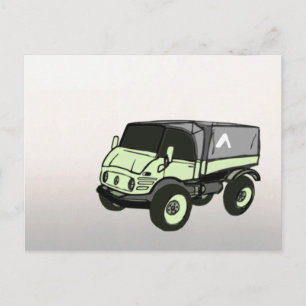 Mercedes Benz Unimog   Carte postale