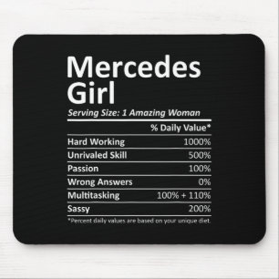 Mercedes Girl Tx Texas Funny City Home Roots Usa G Mouse Pad