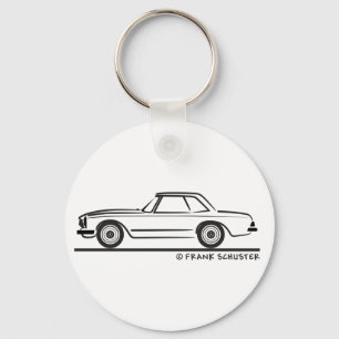 Mercedes SL Pagoda Hardtop Keychain
