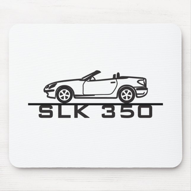 Mercedes SLK 350 Mouse Pad (Front)