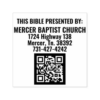 Mercer Baptist Church Automatic Stamp