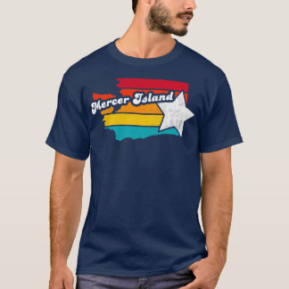 Mercer Island Washington Vintage Distressed Souven T-Shirt
