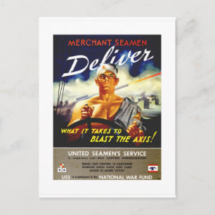 Merchant Seamen Postcard