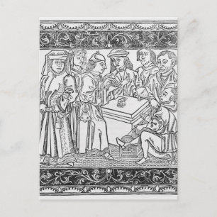 Merchants and Moneylenders Postcard