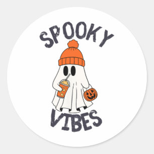 Merchlov3rs Uni-adults Halloween Modern Classic Round Sticker