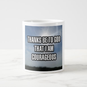Merci À Dieu Que Je Suis Courageux Mug