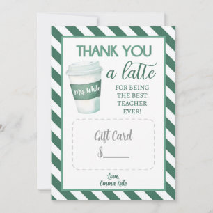 Merci a Latte - Modèle de panier cadeau de l'ensei