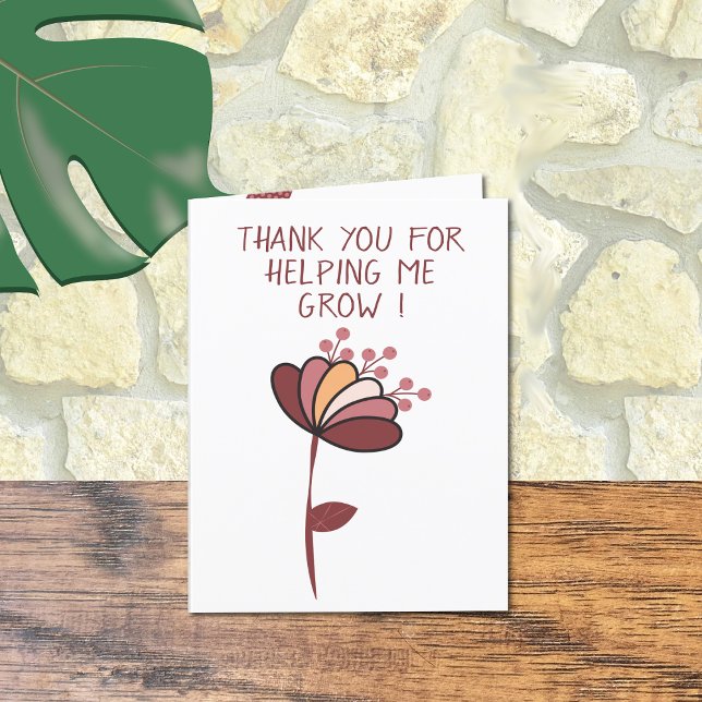 Merci à l'enseignant de fleur imaginaire (Créateur téléchargé)