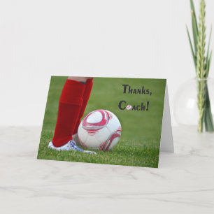 Merci à l'entraîneur de football