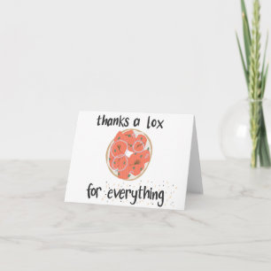 Merci A Lox, 4x6, Carte De Voeux