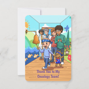 Merci à ma carte de note de l'équipe d'oncologie