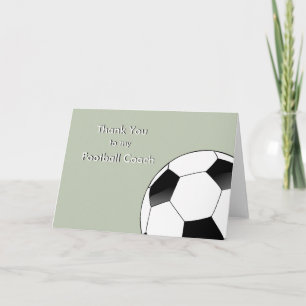 Merci à mon entraîneur de football et de football