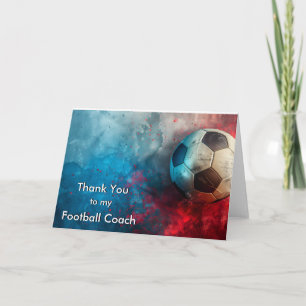 Merci à mon entraîneur de football et de football