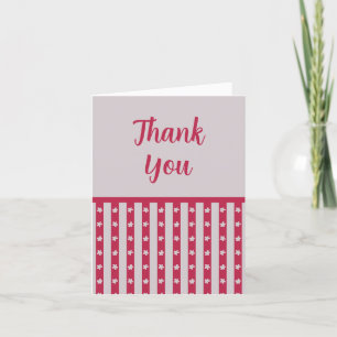 Merci à rayures florales griffées rouge et gris-Li